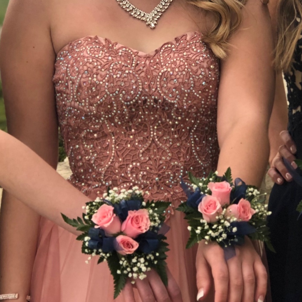Pink prom dress